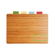 Schneidebrett mit 4 Hygienebrettern